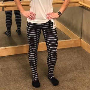 Pure Barre Horizontal Stripe Legging